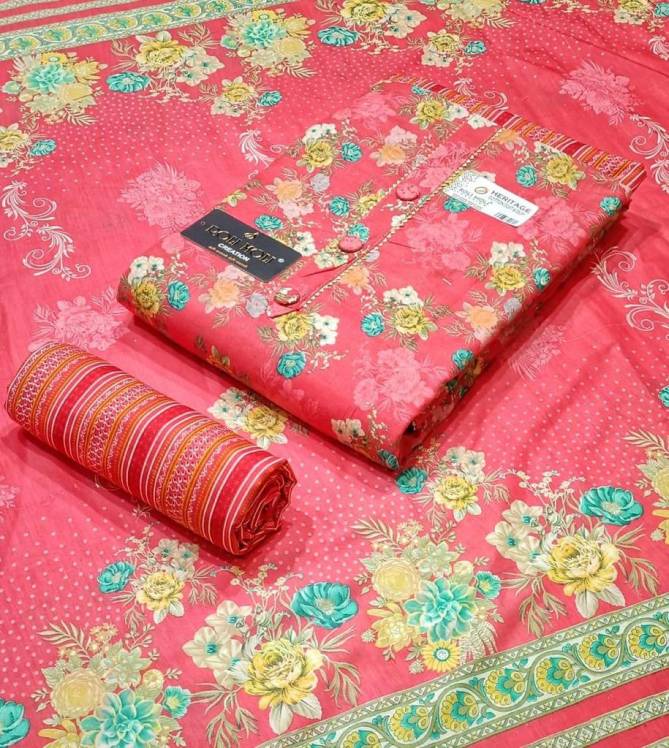 Roli Moli Heritage 04 Fancy Casual Wear Printed Cotton Dress Material Collection